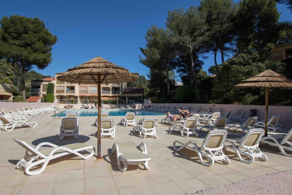 Appartement Piscine Tennis Acces Prive Plage Joia Sanary-sur-Mer Buitenkant foto